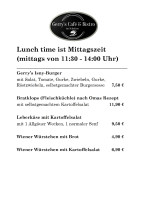 Gerry´s Café & Bistro im Schatten Isny 