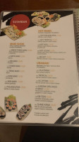 Orangerie menu