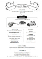 Butcherstable menu