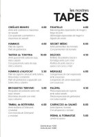 Ephesus Kebap-haus menu