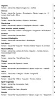 An Der Villa menu