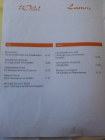 Speckladle menu