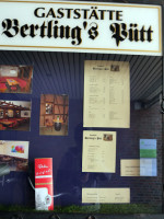 Gaststätte Bertlings Pütt menu