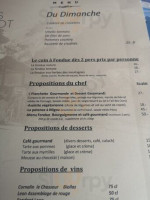 Raphael Chocolatier menu