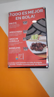 De La Poste menu
