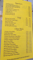 Rait'ner Wirt menu