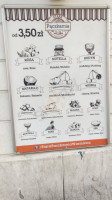 Centovalli menu