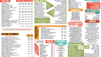 McDonald's menu