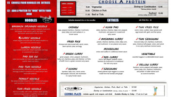 Porterhouse menu