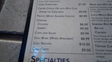 Rosenberger menu