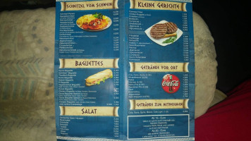 Segafredo menu