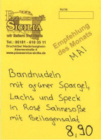 Pizzaservice Sicilia Bruchköbel menu