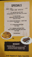 Harry Bär menu