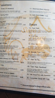 Le Bateau Ivre menu