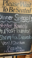 Oh Angie! menu