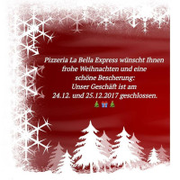 La Bella Express Pizzeria menu