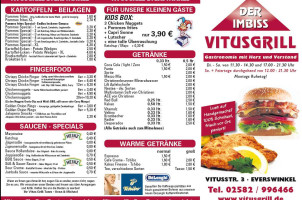 Vitusgrill menu