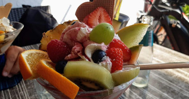 Eiscafe Dolomiti food