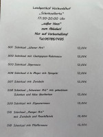 Eiscafè Maik menu