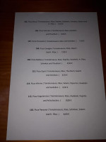 Da Vito Pizzeria menu