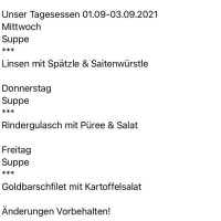 Gasthof Zum Löwen menu