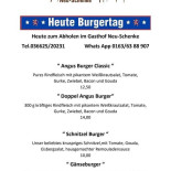 Neu Schenke Cardápio