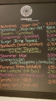 Mookai Beach menu