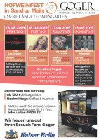 Weingut Goger menu