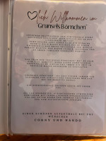 Grunsels Börnchen Gaststätte menu