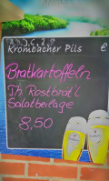 Gartenlokal Zur Gemuetlichen Einkehr menu