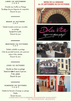 Dolce Vita menu