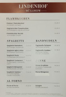 Lindenhof MÜllheim menu