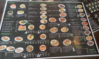 Asijske Bistro menu