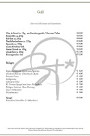 Seestern Senftenberger See menu