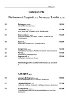 Oblomow menu