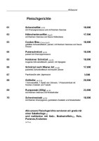 Oblomow menu