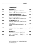 Oblomow menu