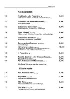 Oblomow menu