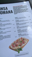 Pinsamore menu