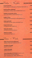 Pizzeria Ristorante La Taverna menu