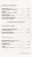 Seehof Attersee menu