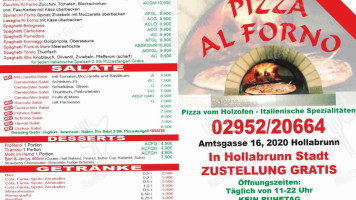 Pizza Al Forno food