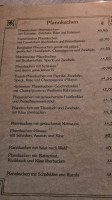 Gaststaette Pfannkuchenhaus menu