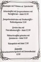 Kirchenwirt menu