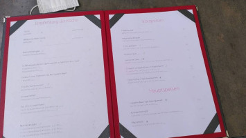 Zacherl Cafe menu