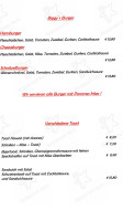 Gasthaus Schwarzer Adler menu