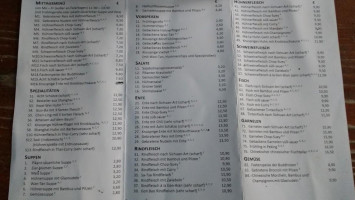 Palast - China Restaurant menu
