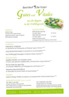 Gasthof Seitner menu