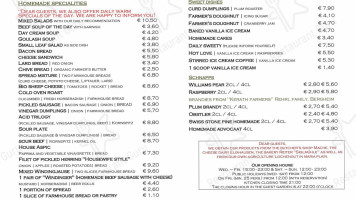 Landgasthof Windinggut menu