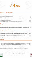 Franzoi Cafe-- Johann Franzoi menu